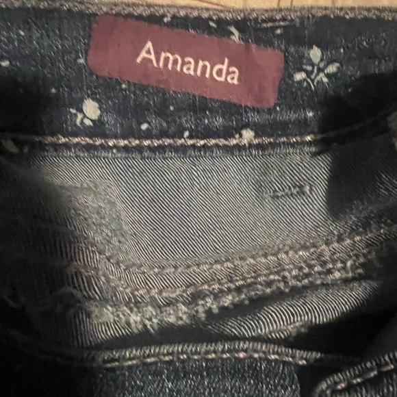 Gloria Vanderbilt AMANDA Blue Jeans Size 12 Missy NWOT - Picture 7 of 8